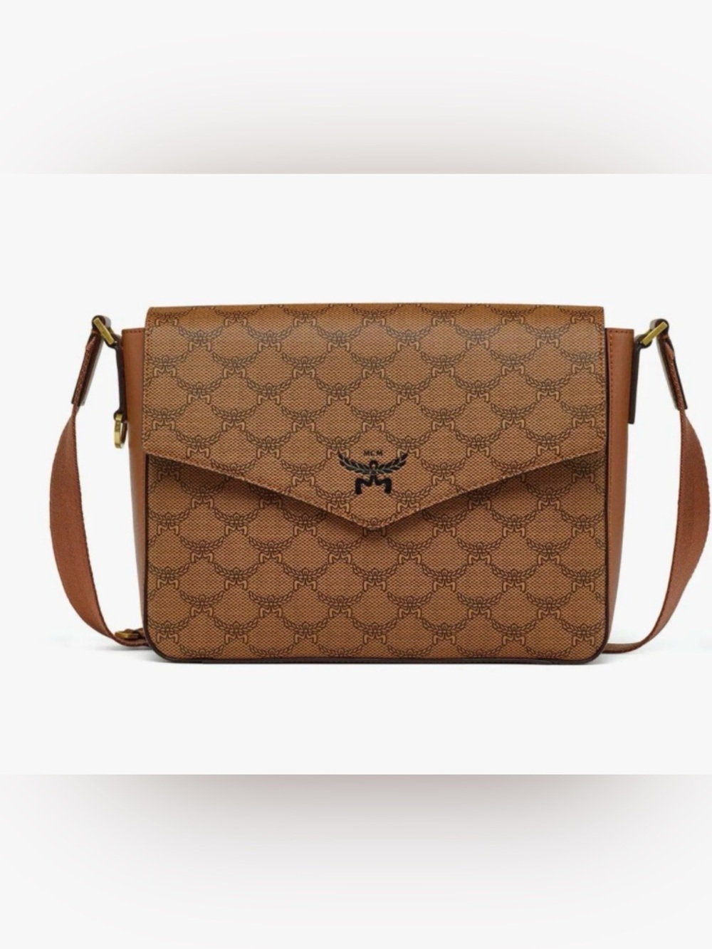 ✅NEW “MCM” Himmel Lauretos Messenger Bag